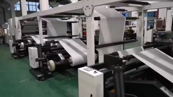 Four discharge A4 cut paper packaging production line